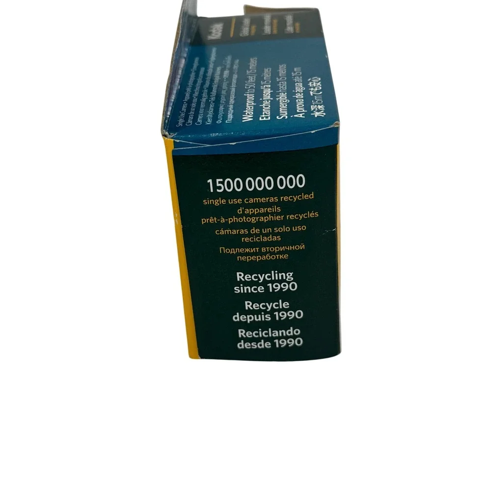 Kodak Sport Waterproof‎ 35mm Disposable Camera 27 Exp 2013 Made in Mexico